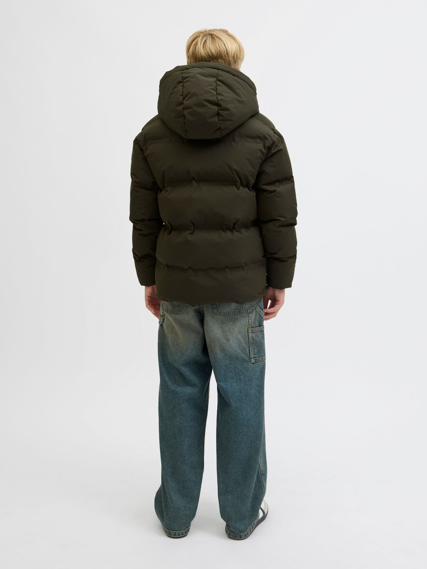 Jack & Jones JJESOHO PUFFER HOOD SN JNR Rosin 2900160696014