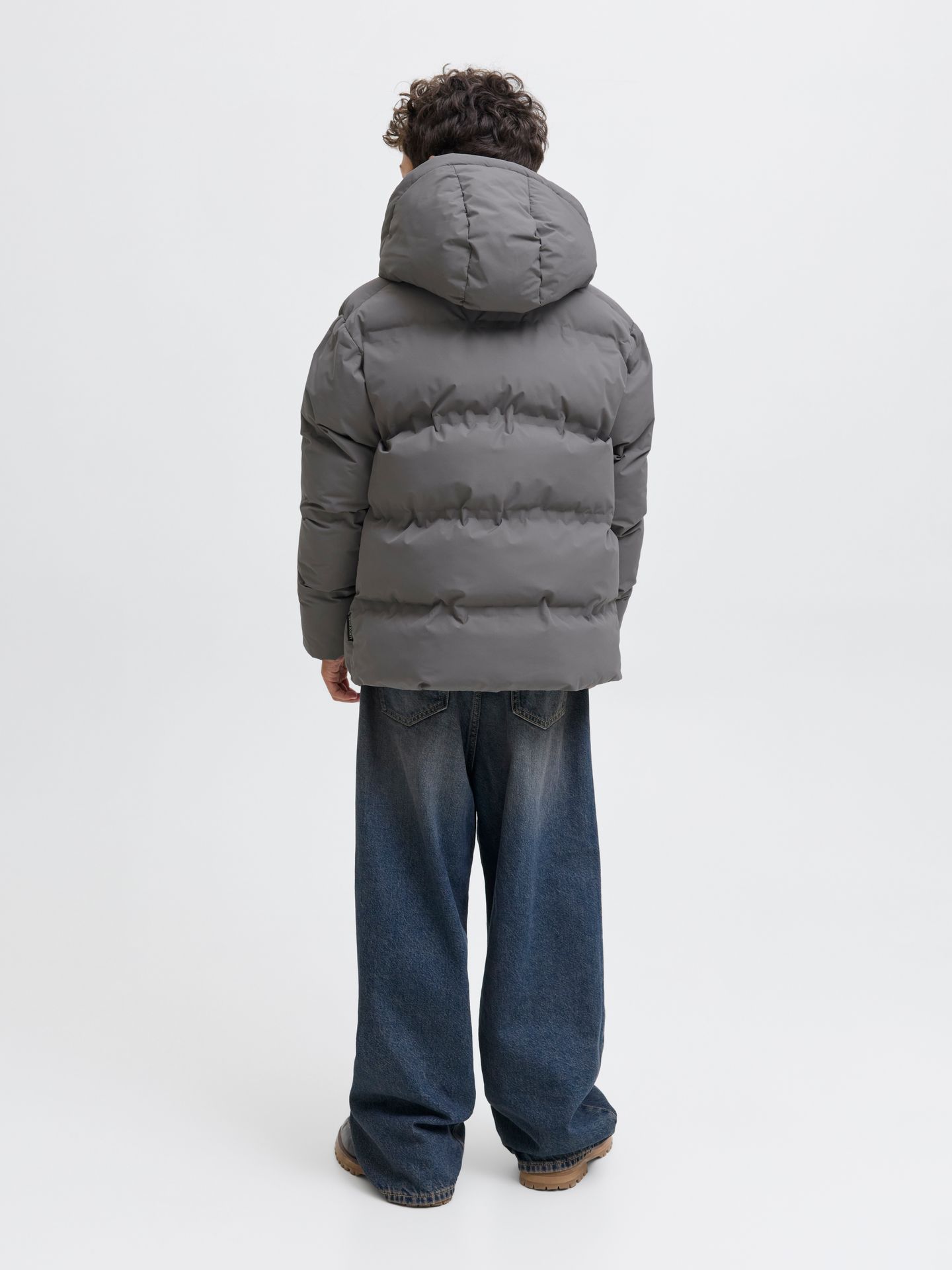Jack & Jones JJESOHO PUFFER HOOD SN JNR Castlerock 2900160695024