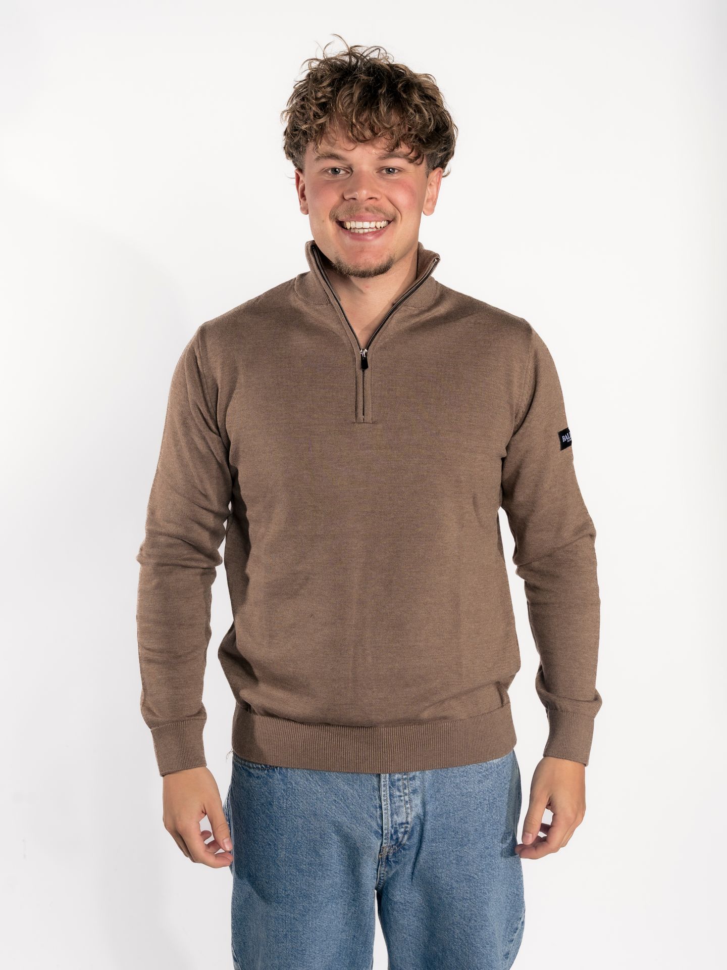 Ballin 5211 Half zip COFFEE 00115432-A7