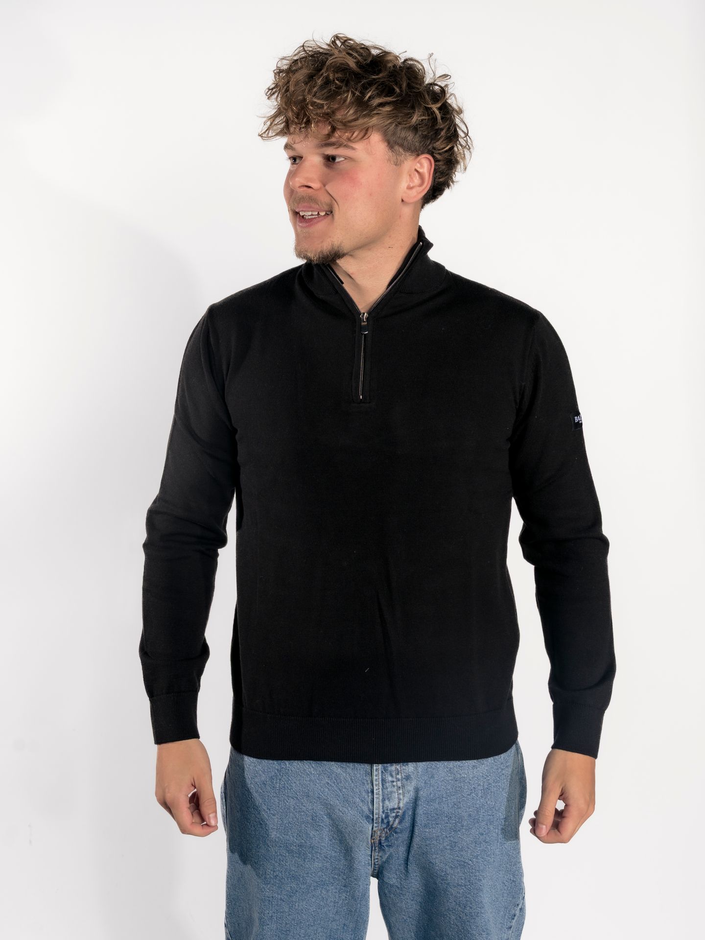 Ballin 5211 Half zip Zwart 00115432-Z1