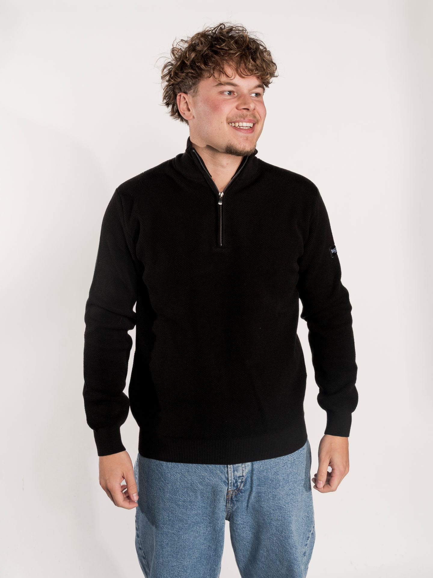 Ballin 5206 Half zip Zwart 00115436-Z1