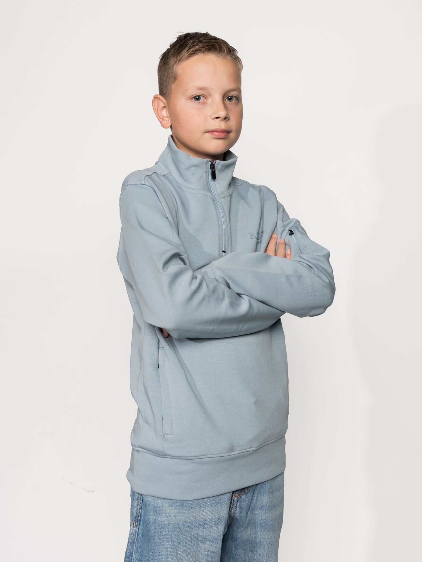 Ballin 6012 Kids schippertrui Prada skyblue 00115448-PRA