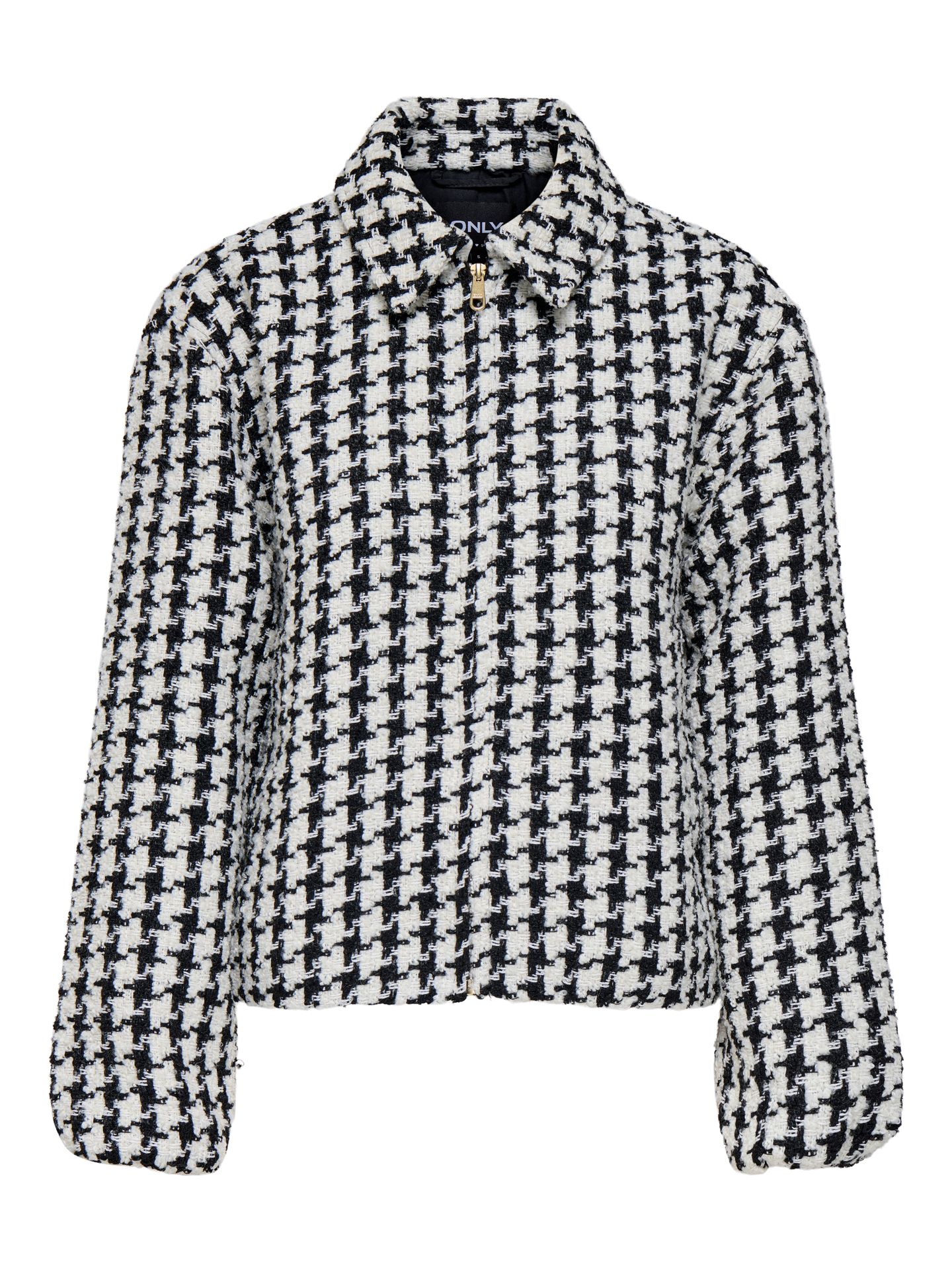 Only ONLFLORANCE BOUCLE ZIP JACKET OTW Black/LEO AOP 2900160788030