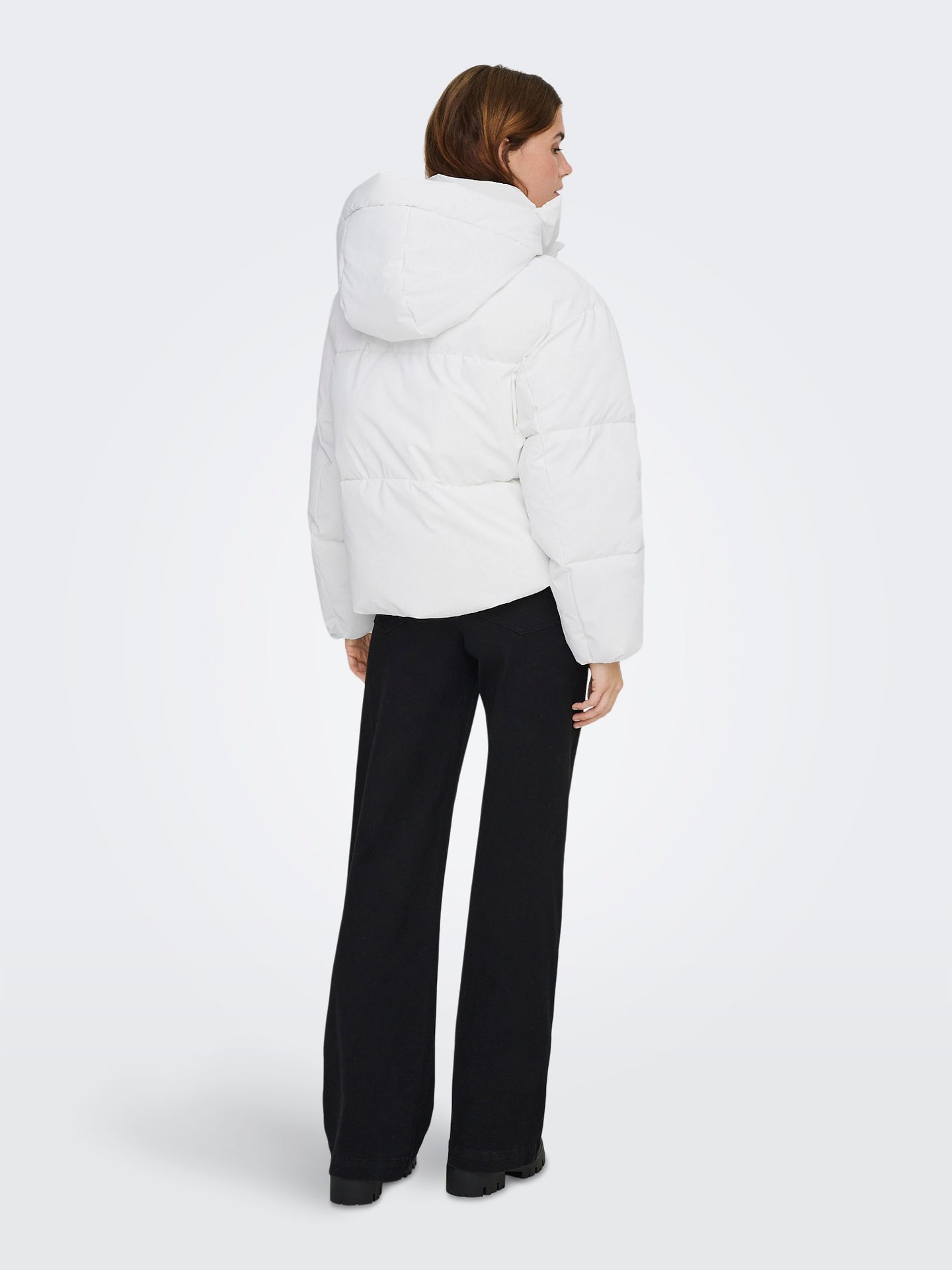 Only ONLDIXIE LIFE PUFFER JACKET CC OTW Bright White/HEART 2900160796011