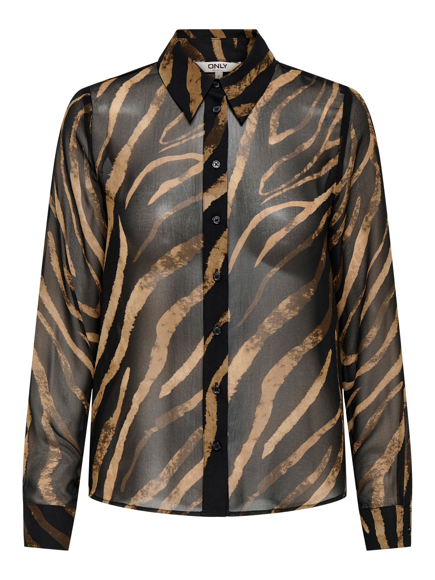 Only ONLKEANA LIFE LS LOOSE SHIRT WVN Black/LEO AOP 2900160805041
