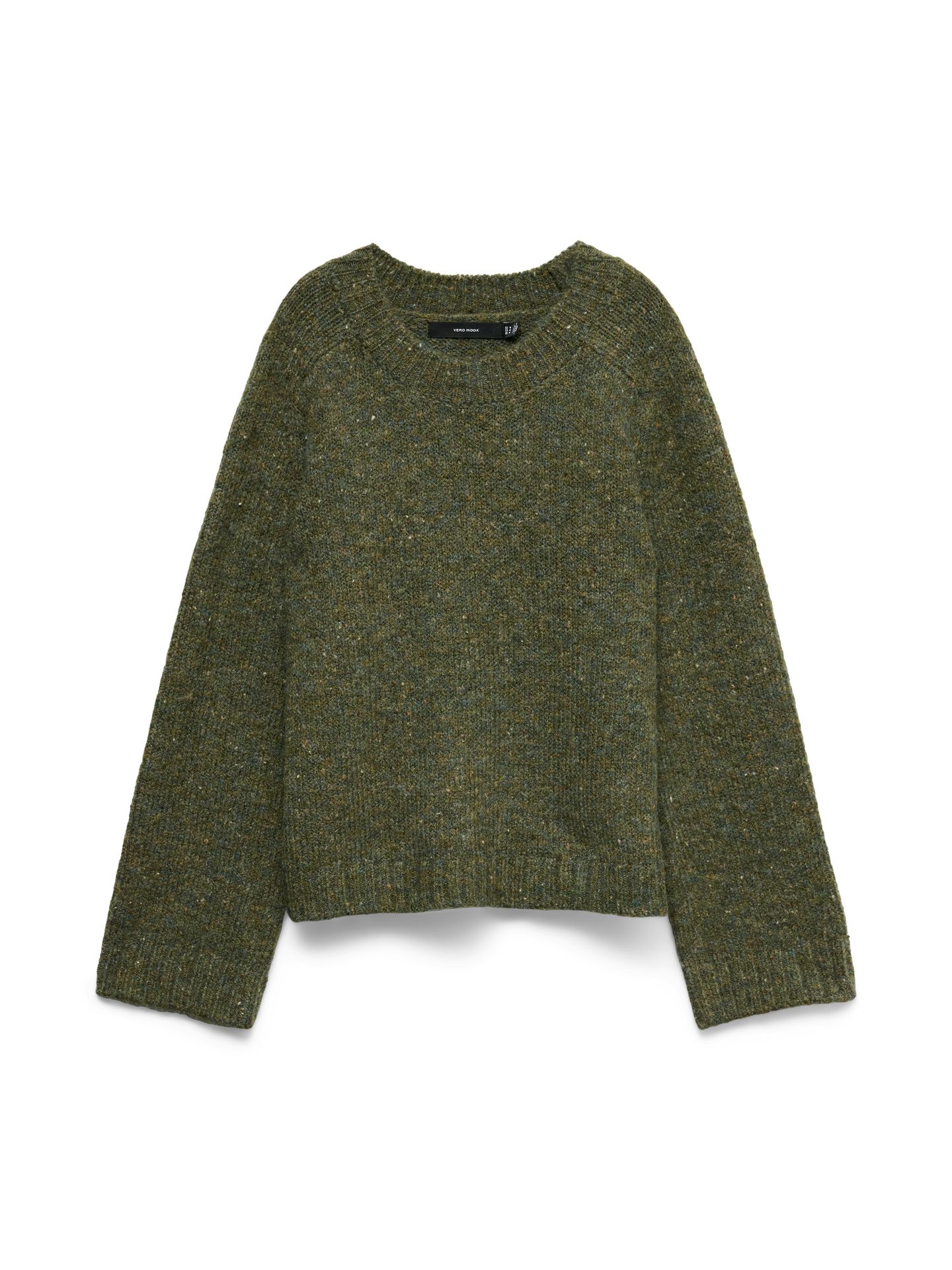 Vero Moda VMINGRID LS O-NECK PULLOVER NOOS Grape Leaf/MELANGE LL 35 FROM COLOR 00115484-EKA26011400003158