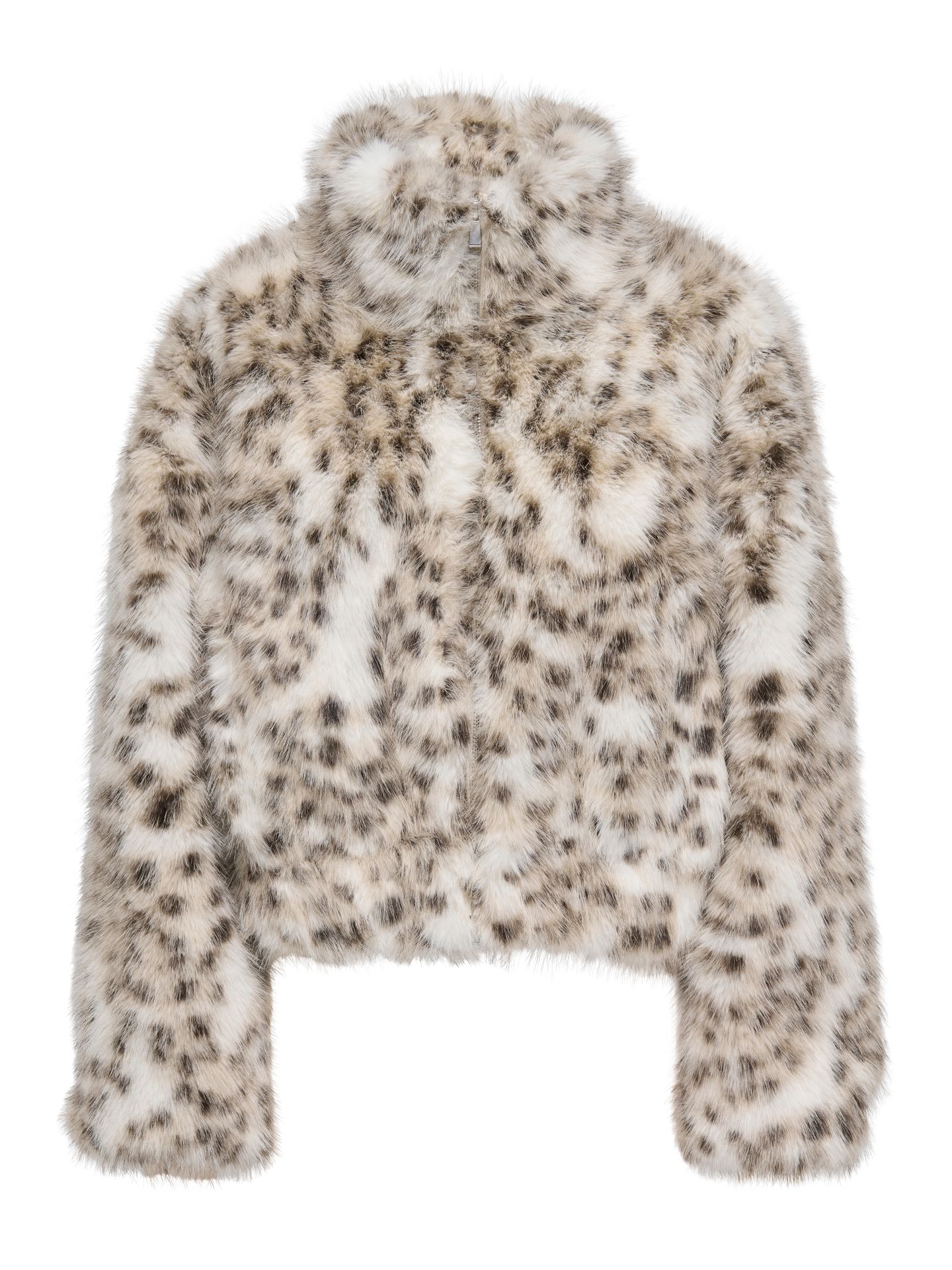 Only ONLJANIS LIFE FAUX FUR LEO JACKET C Birch 00115488-EKA26011400000916