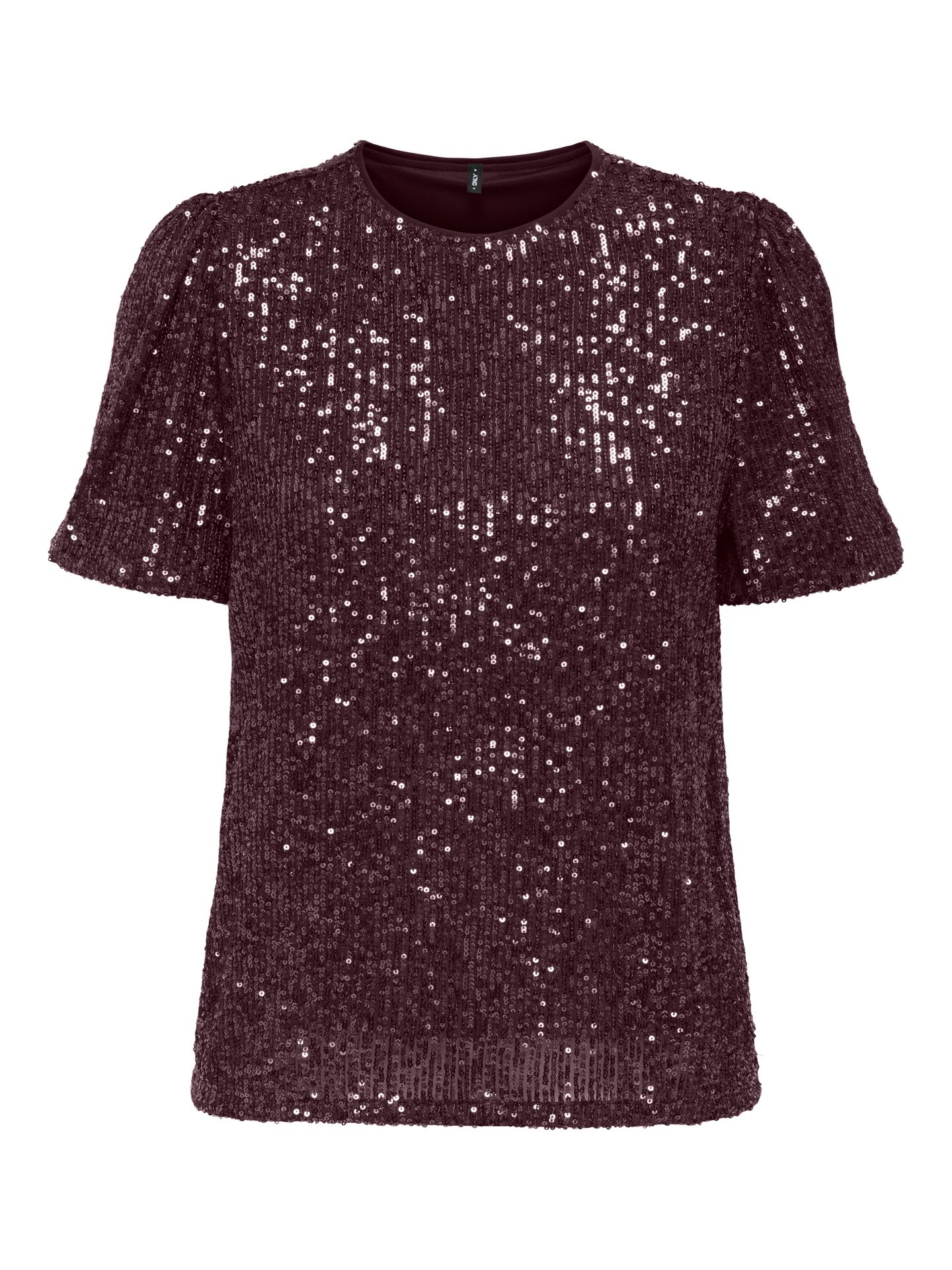 Only ONLANA S/S LOOSE SEQUINS TOP JRS Winetasting/Winetasting sequins 2900160838025