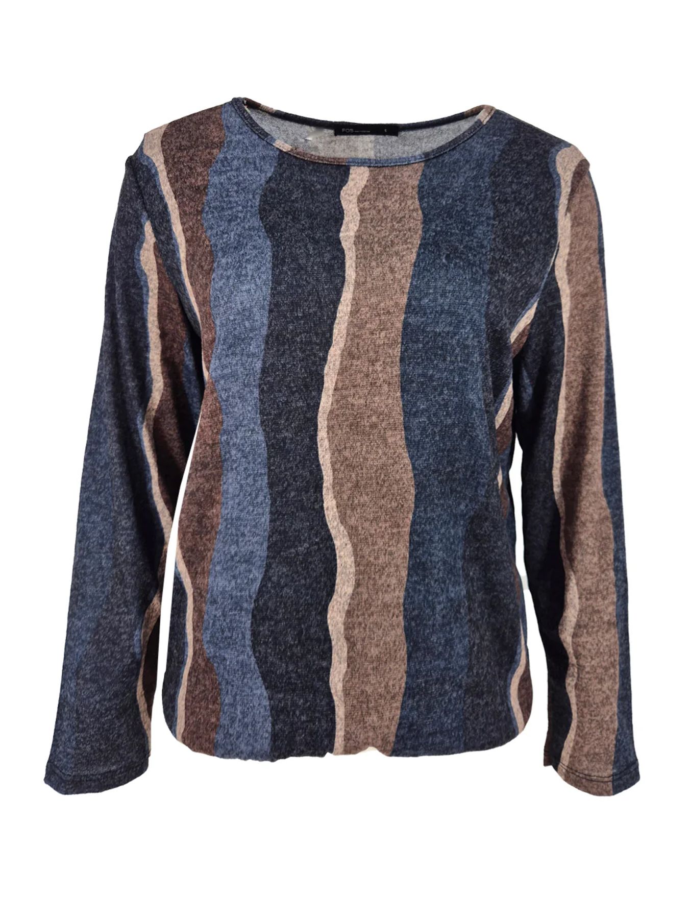 Fos Fashion 7594 Sisi streep Navy 2900160854049