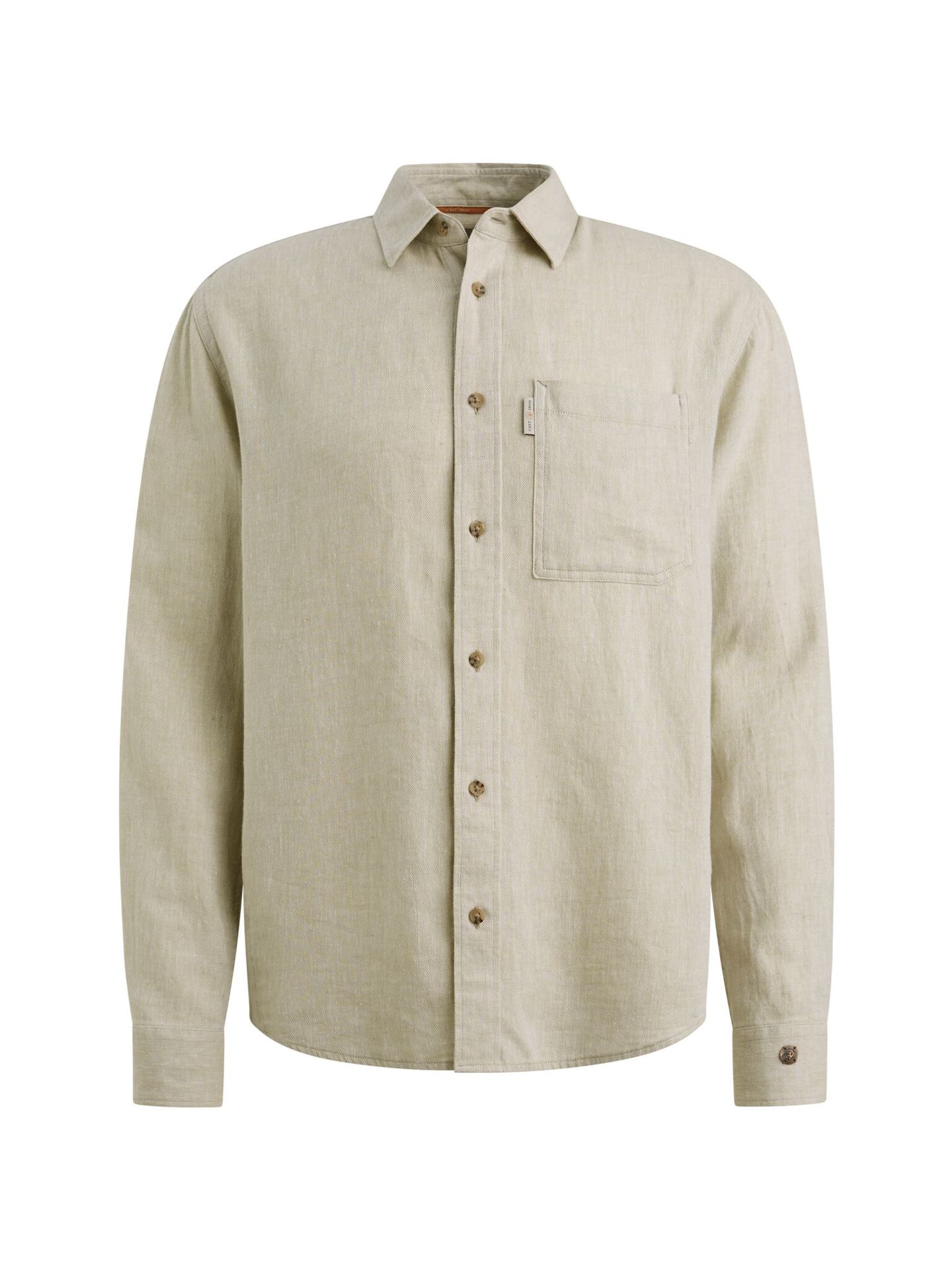 Cast Iron Long sleeve shirt Cotton linen yar Tea 2900160855046