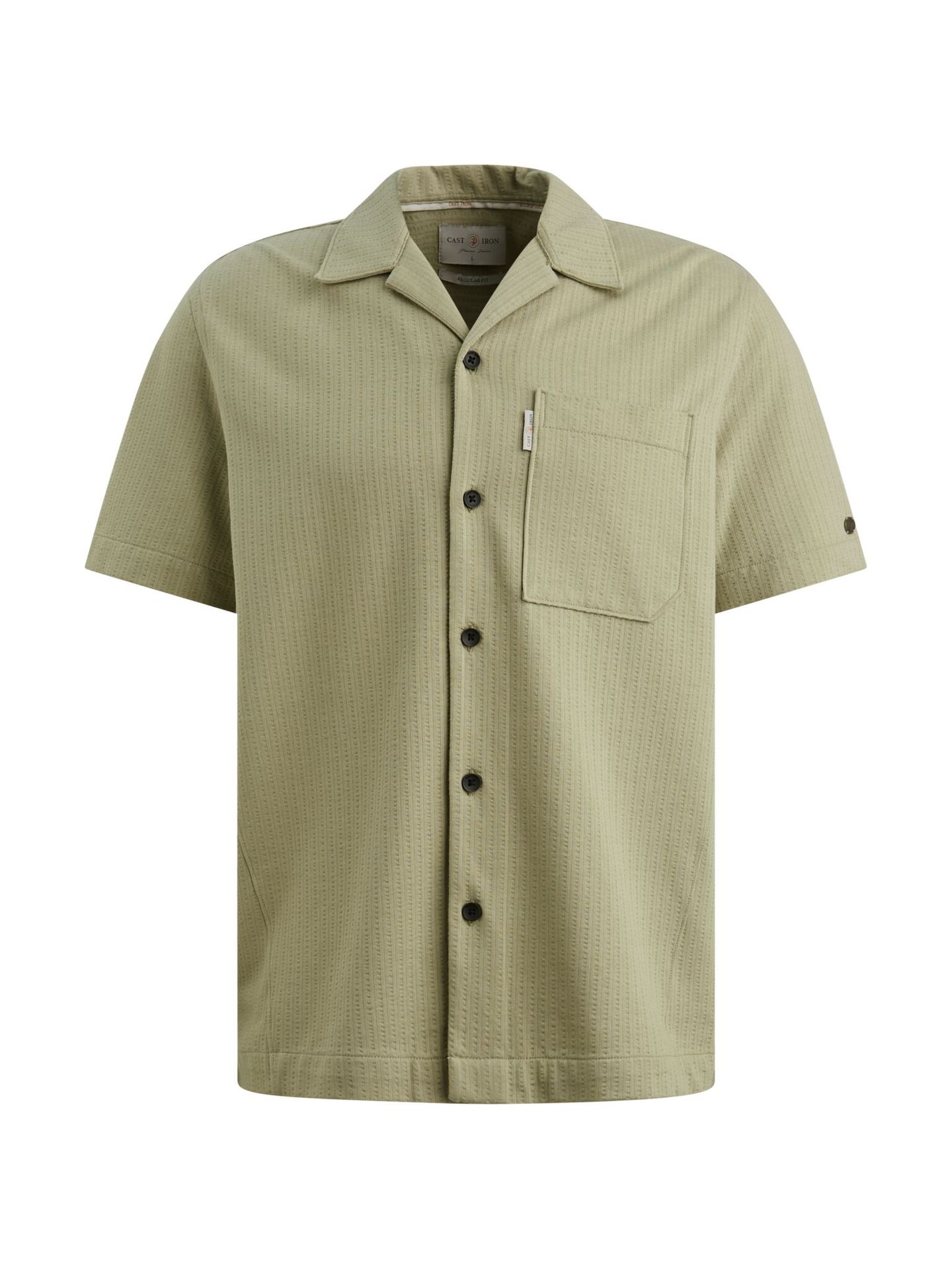 Cast Iron Short Sleeve Shirt Tech Structure Tea 00115497-6390
