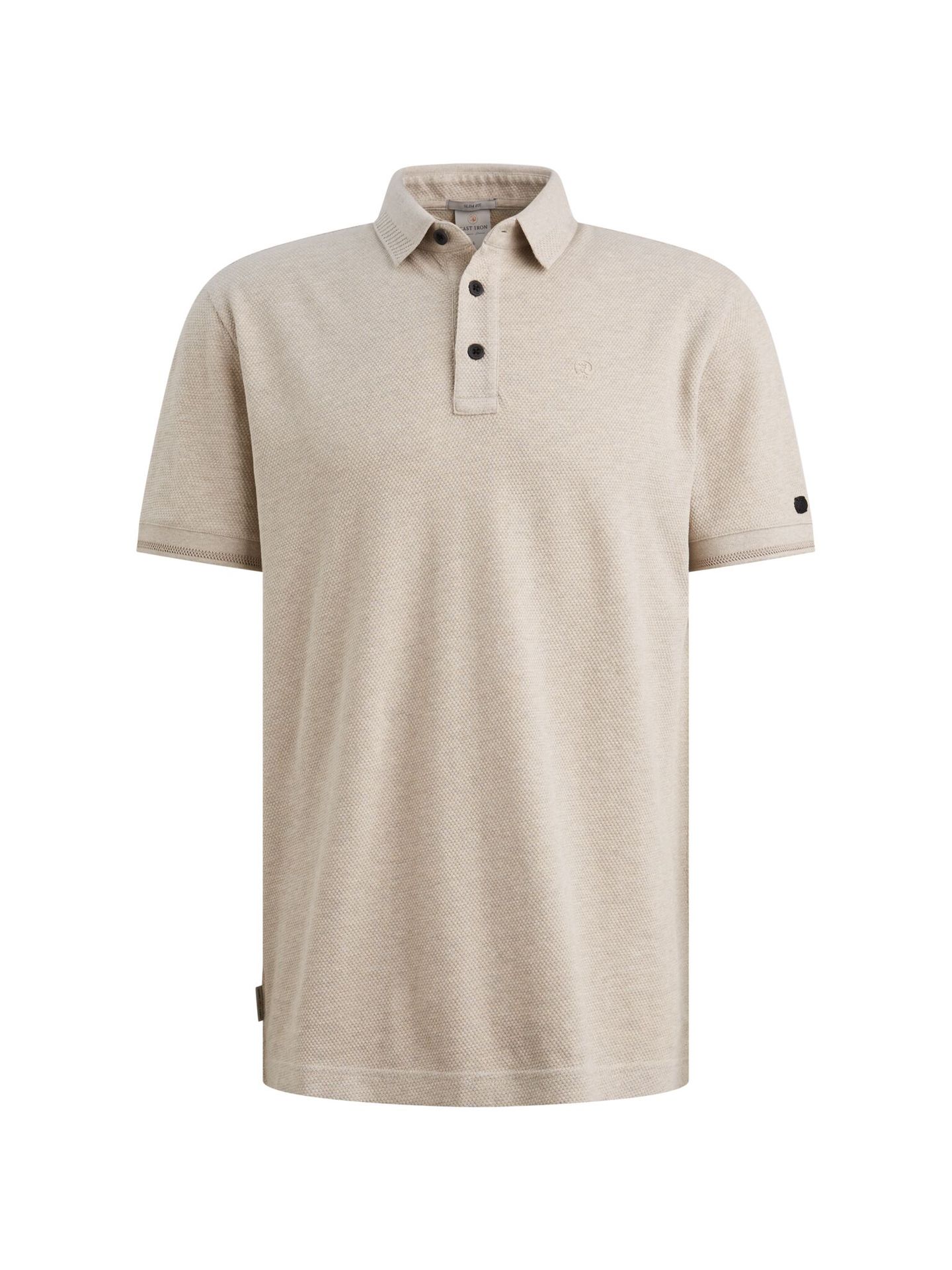 Cast Iron Short sleeve polo slim fit popcorn Aluminum 00115498-8023