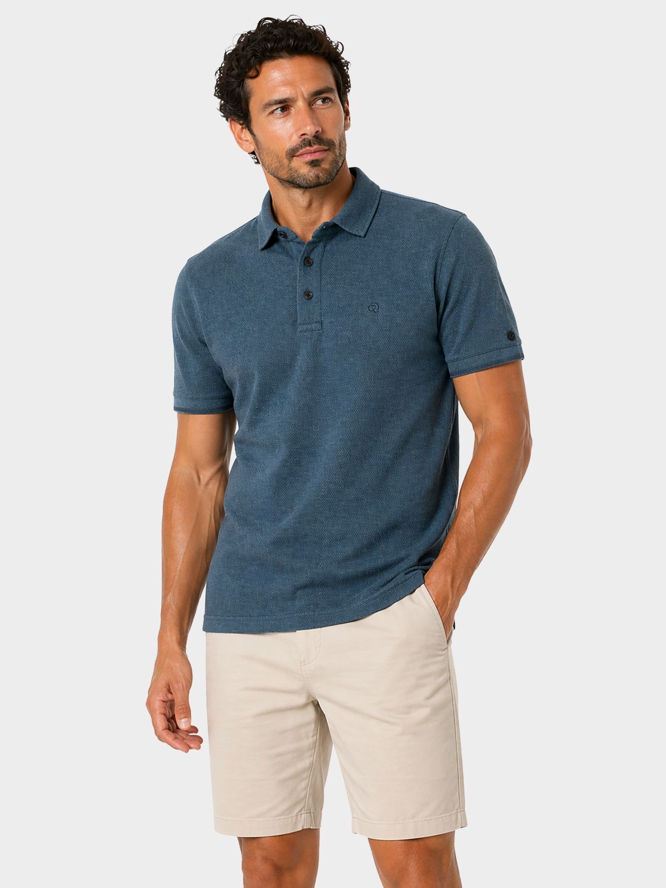 Cast Iron Short sleeve polo slim fit popcorn Turbulence 2900160861030