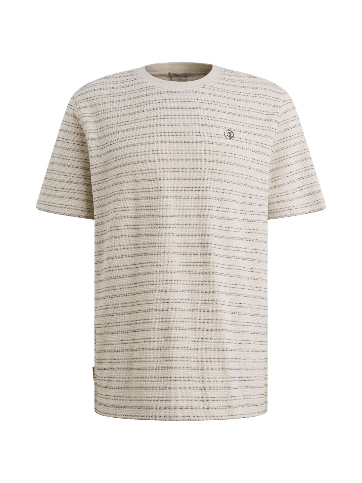 Cast Iron Short sleeve r-neck regular fit st Silver Birch 00115499-7014