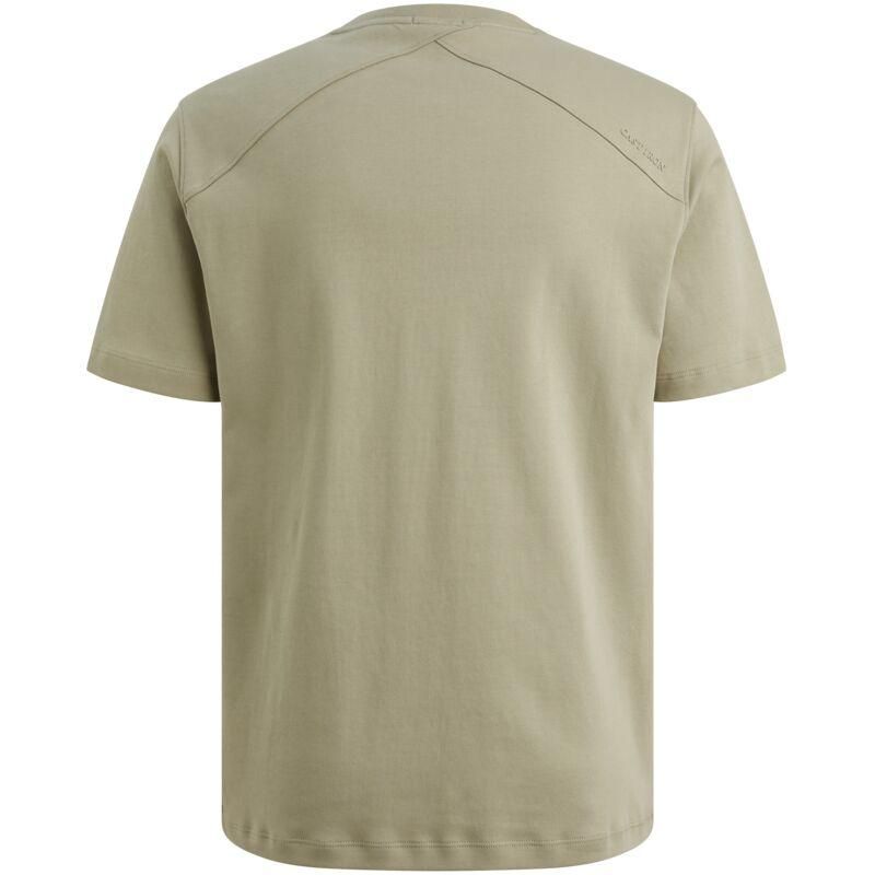 Cast Iron Short sleeve r-neck regular fit in Tea 00115500-6390