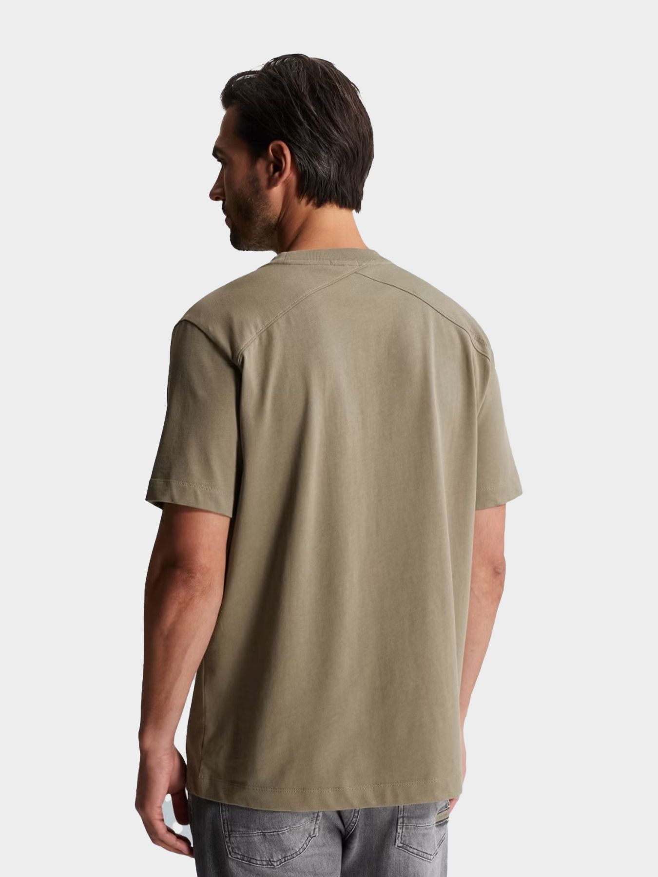 Cast Iron Short sleeve r-neck regular fit si Vetiver 2900160867032
