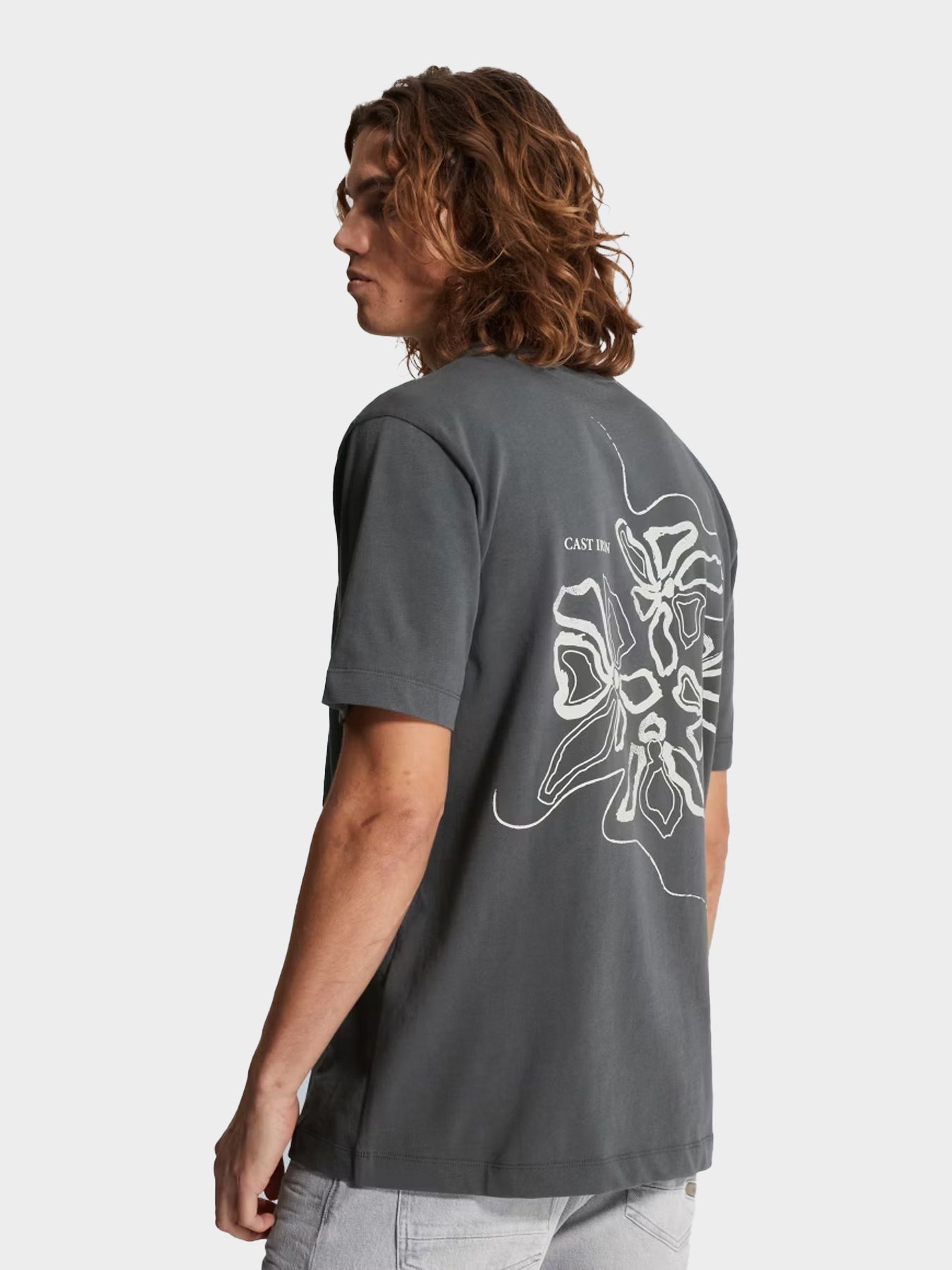Cast Iron Short sleeve r-neck regular fit si Turbulence 2900160871015