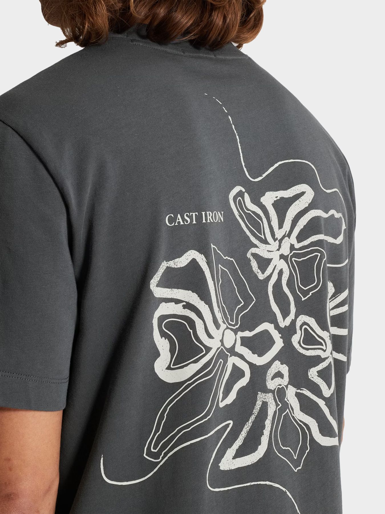 Cast Iron Short sleeve r-neck regular fit si Turbulence 2900160871015