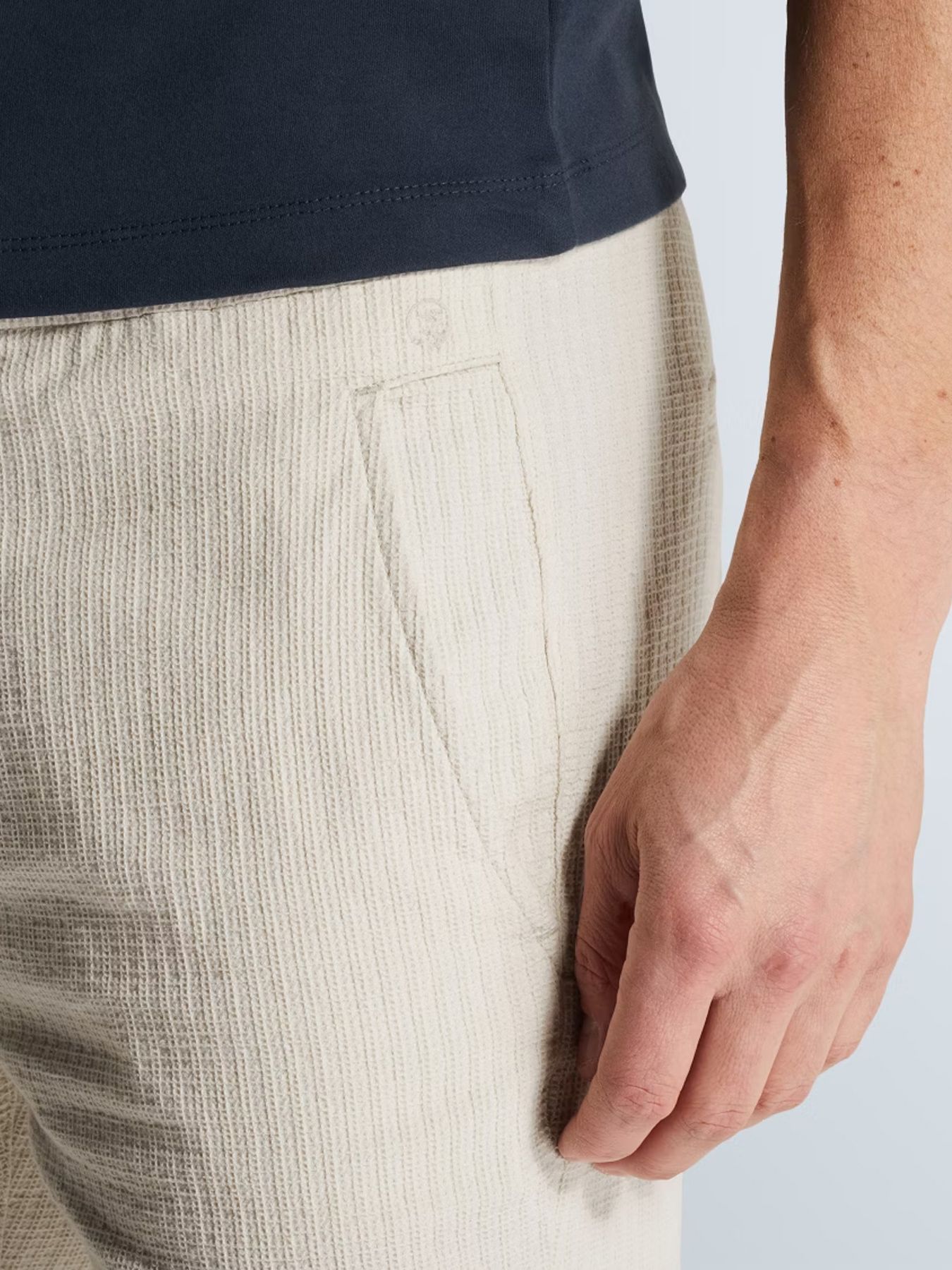 Cast Iron CHINO SHORTS STRUCTURE Silver Birch 2900160872036