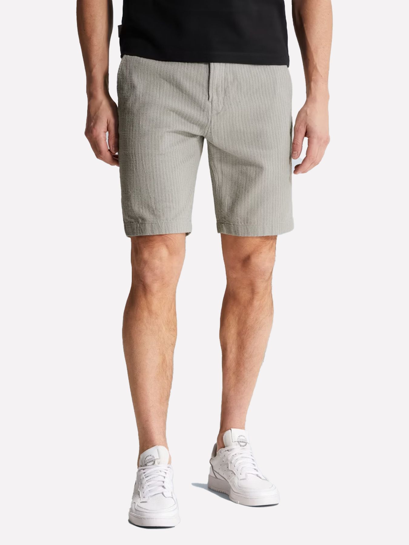 Cast Iron CHINO SHORTS STRUCTURE Limestone 00115504-9027