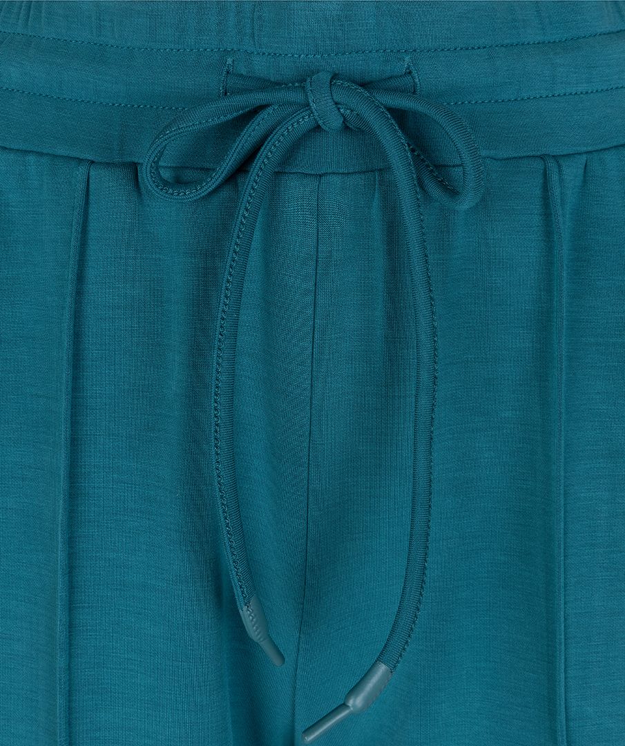 Esqualo Trousers wide modal 665 teal 2900160884077
