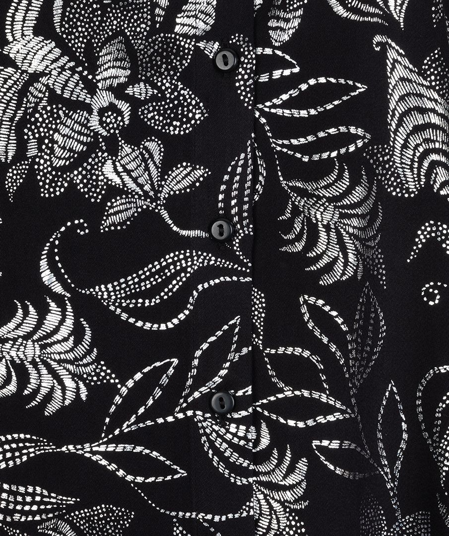 Esqualo Blouse Festive Flowers 999 print 2900160885128