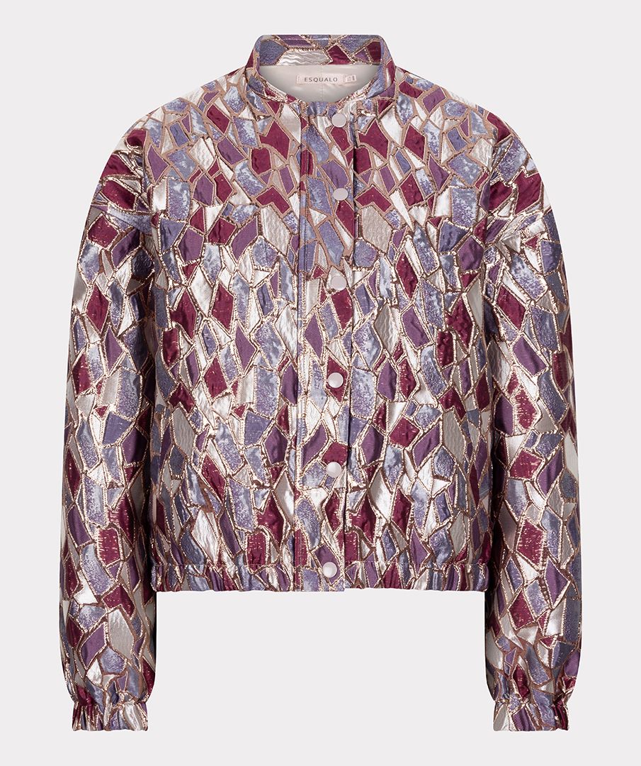 Esqualo Jacket bomber metallic mosaic 999 print 2900160888143