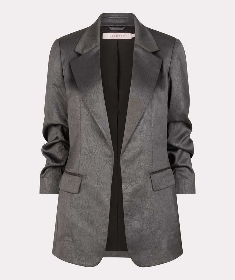 Esqualo Blazer shimmer crinkle 020 anthracite 00115520-EKA26009300000046