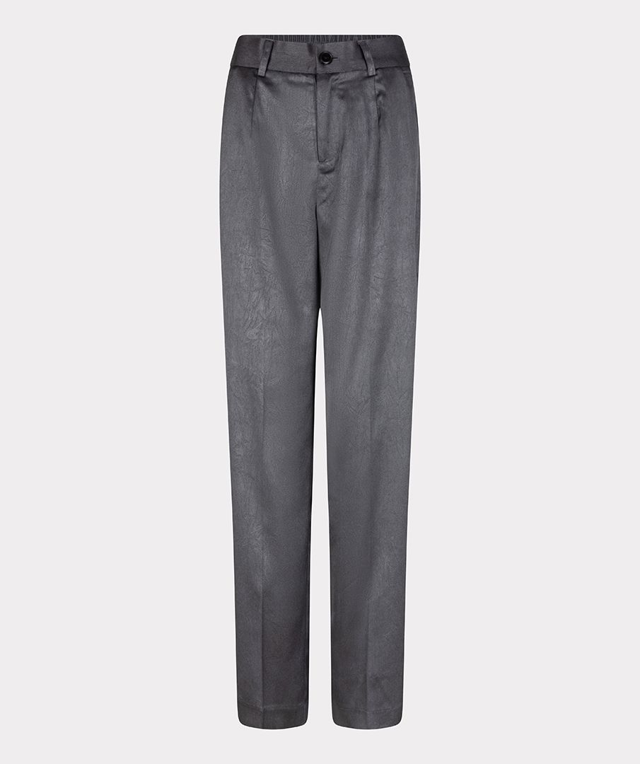 Esqualo Trousers shimmer crinkle 020 anthracite 00115521-EKA26009300000046