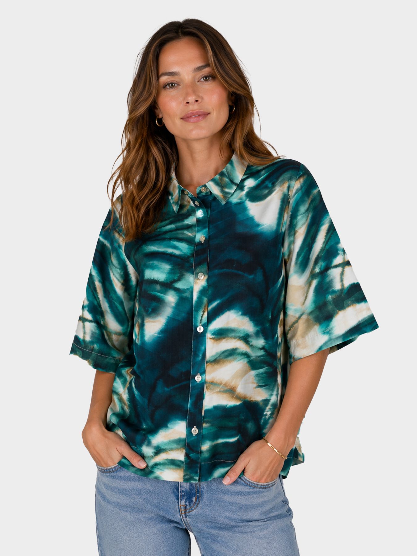 Tramontana Blouse Botanique Print Blues 009995 00115522-EKA26012900000012