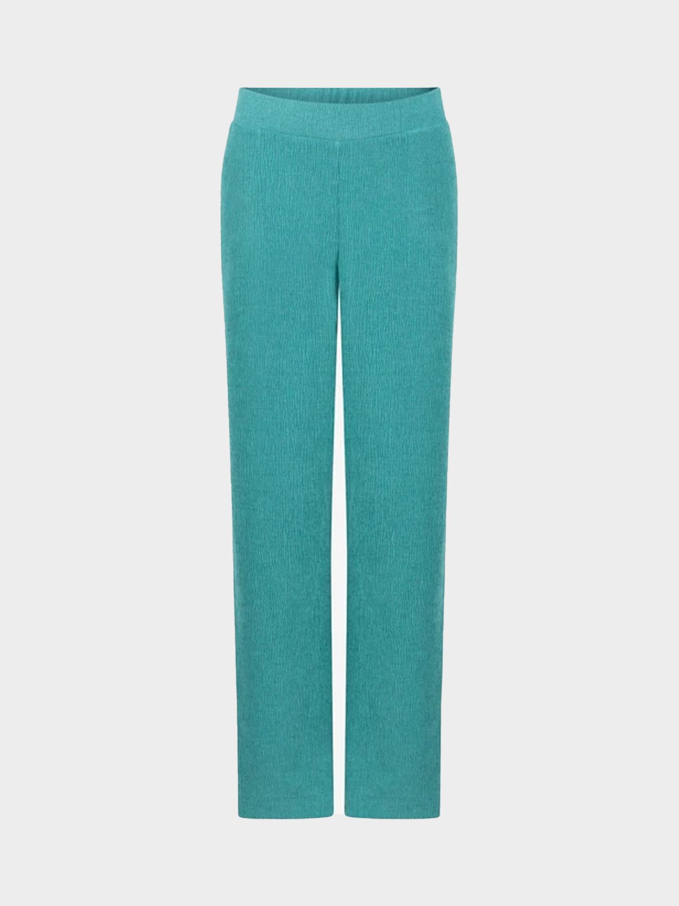 Tramontana Crinkled Wide-Leg Trousers Deep Aqua Blue 005835 2900160901040