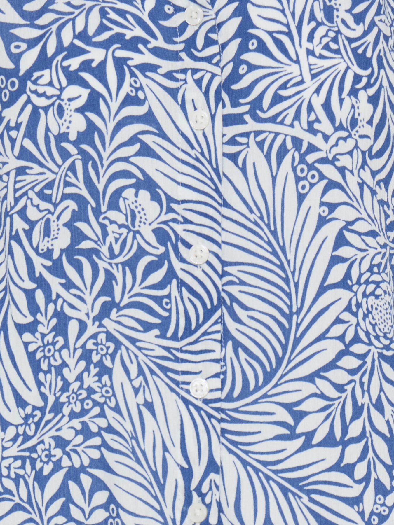 Fransa FREASY TOP 1 BLUE WHITE PALM FLORAL 2900160913036