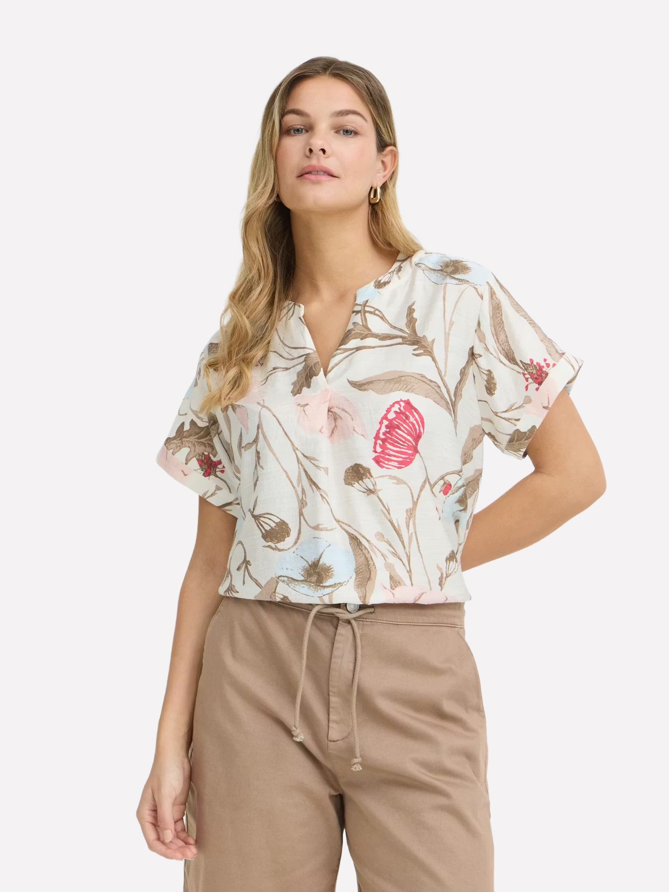 Fransa FRARIANA BL 18 SAVANNAH FLORAL 00115542-EKA26006200000549