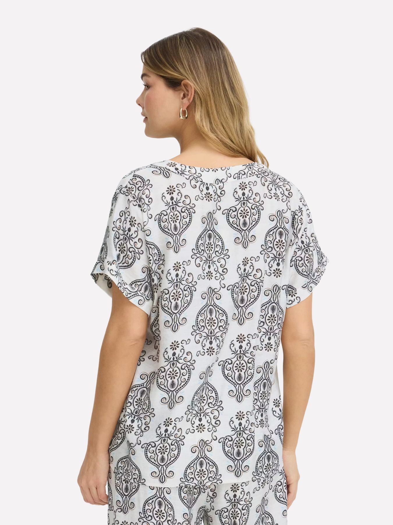 Fransa FRARIANA BL 18 BOHO MUSE WHITE W. BLACK 2900160934017