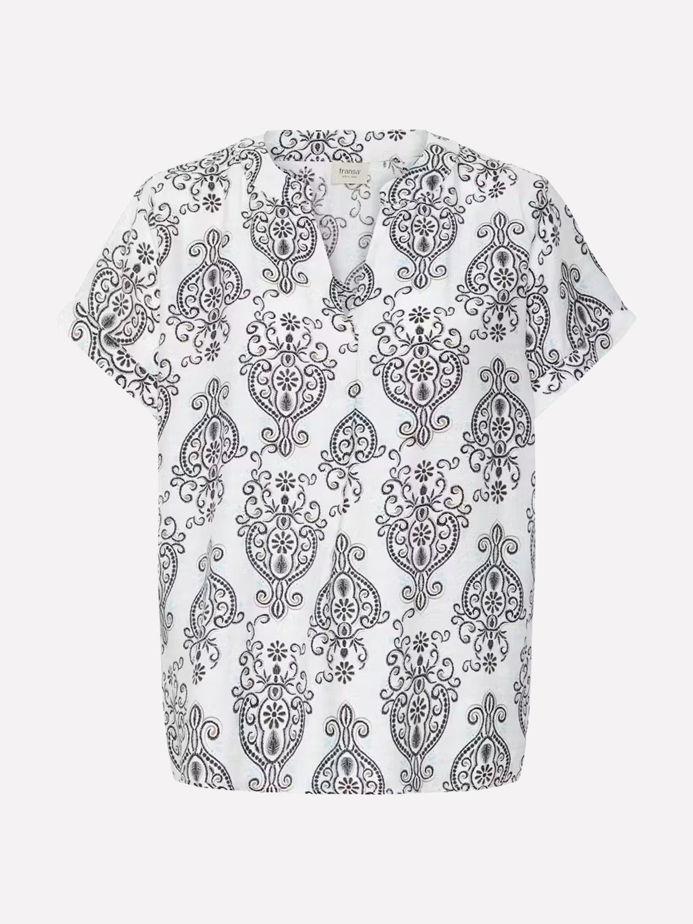 Fransa FRARIANA BL 18 BOHO MUSE WHITE W. BLACK 2900160934017