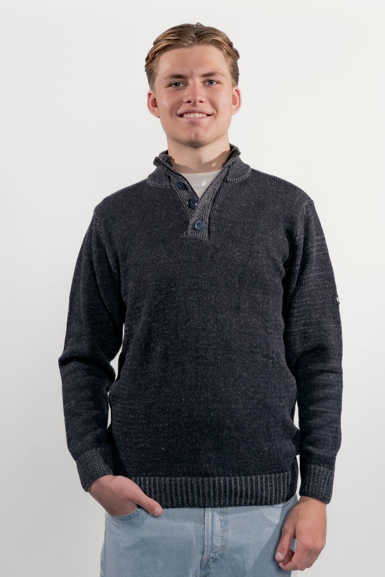 Ballin 5204 Schipper trui Navy 00115677-599 Ballin 5204 Schipper trui Navy 00115677-599