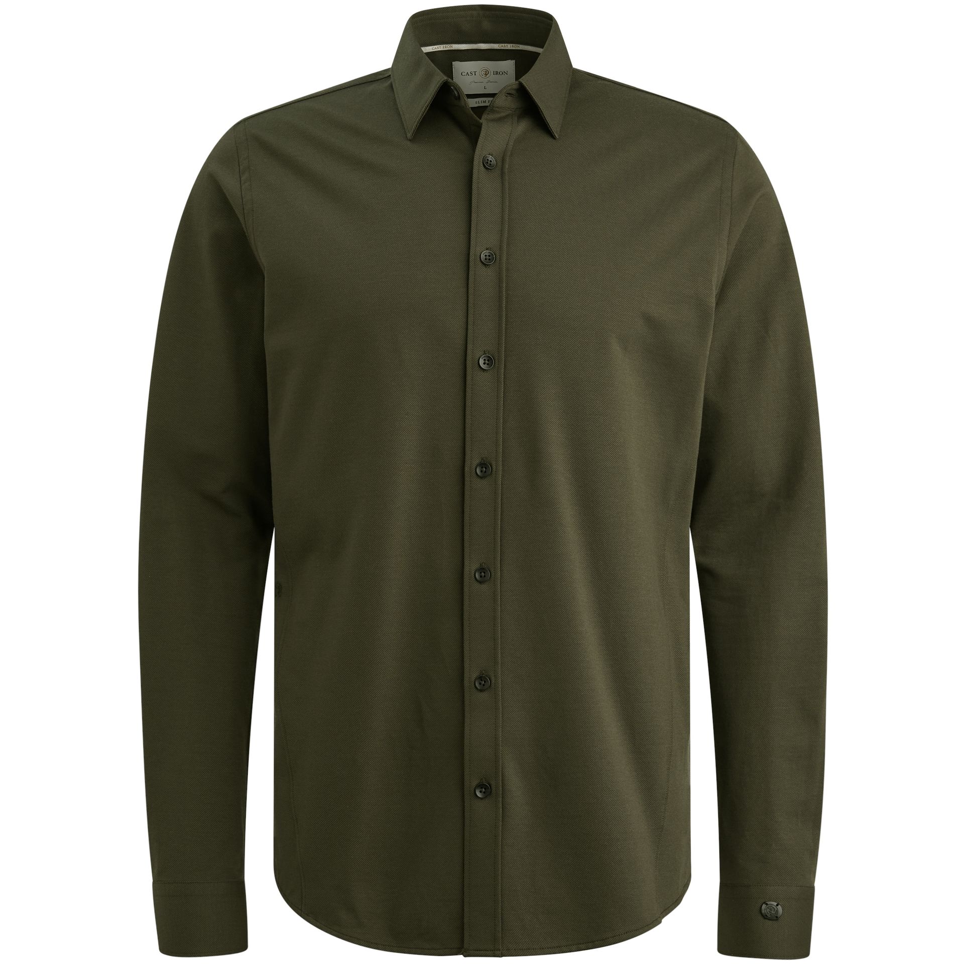 Cast Iron LONG SLEEVE SHIRT Twill Jersey 2 t Kambaba 00115678-6513