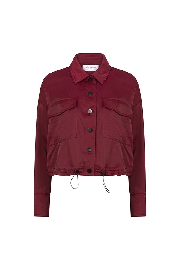 Lofty Manner Blouse Tilde 256 burgundy red 2900161357075