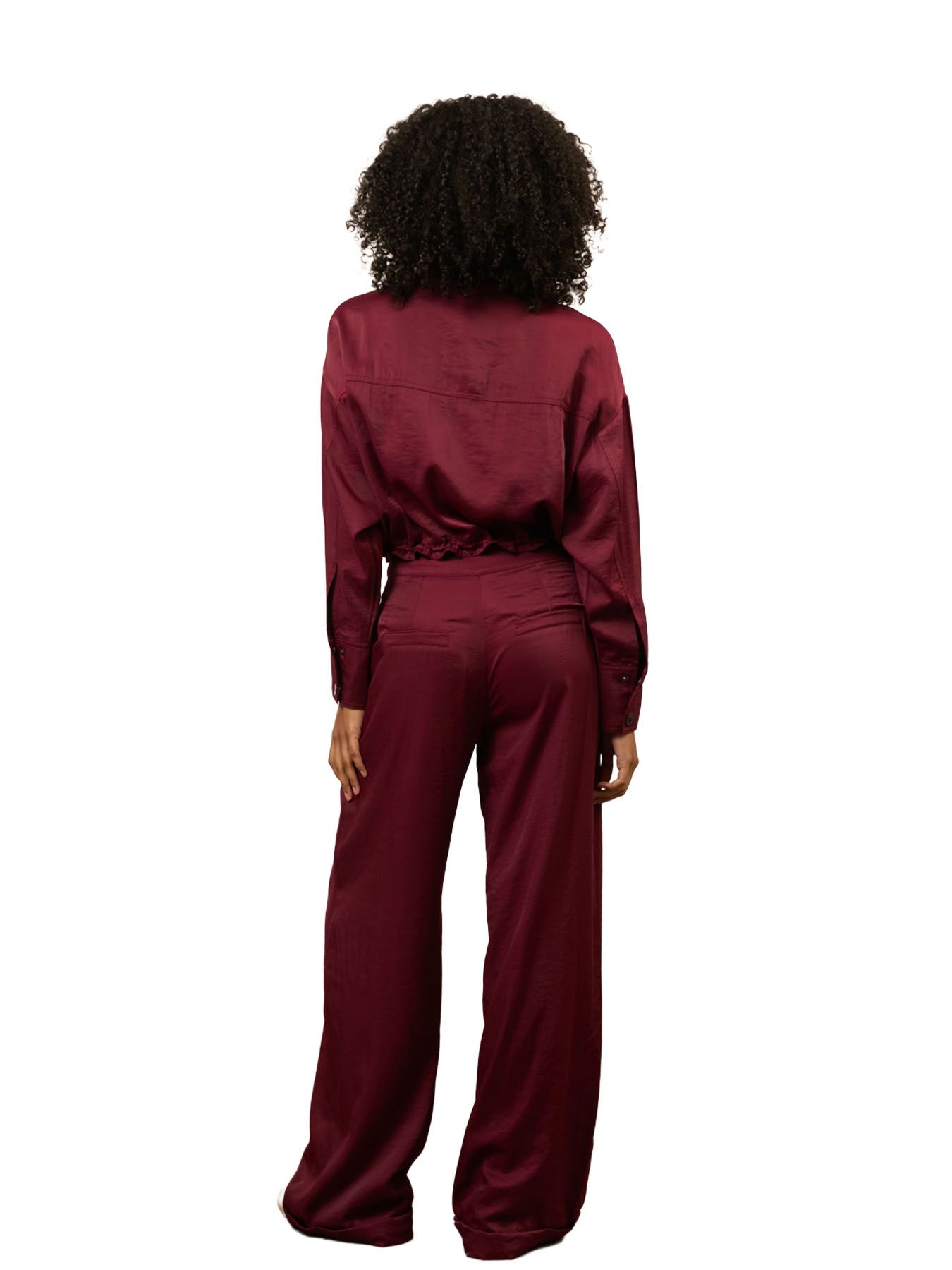 Lofty Manner Trouser Svea 256 burgundy red 2900161359048