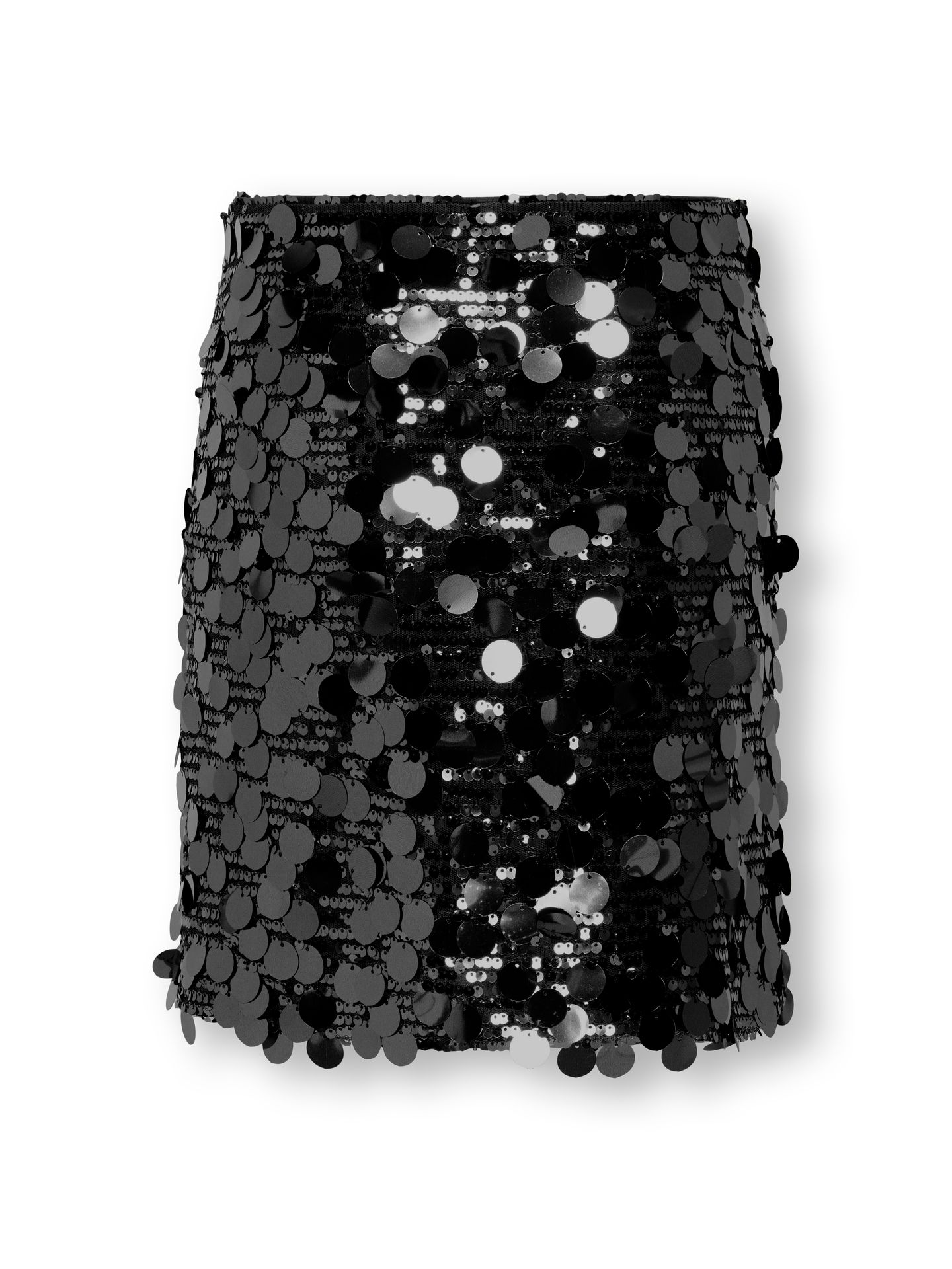 Only KOGJADEL SEQUINS SKIRT WVN Black/CLARA LEO 2900161368033