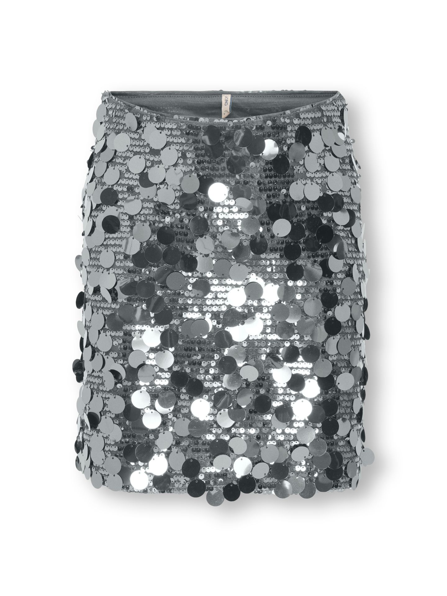 Only KOGJADEL SEQUINS SKIRT WVN Silver/W SILVER SEQUINS 2900161366022