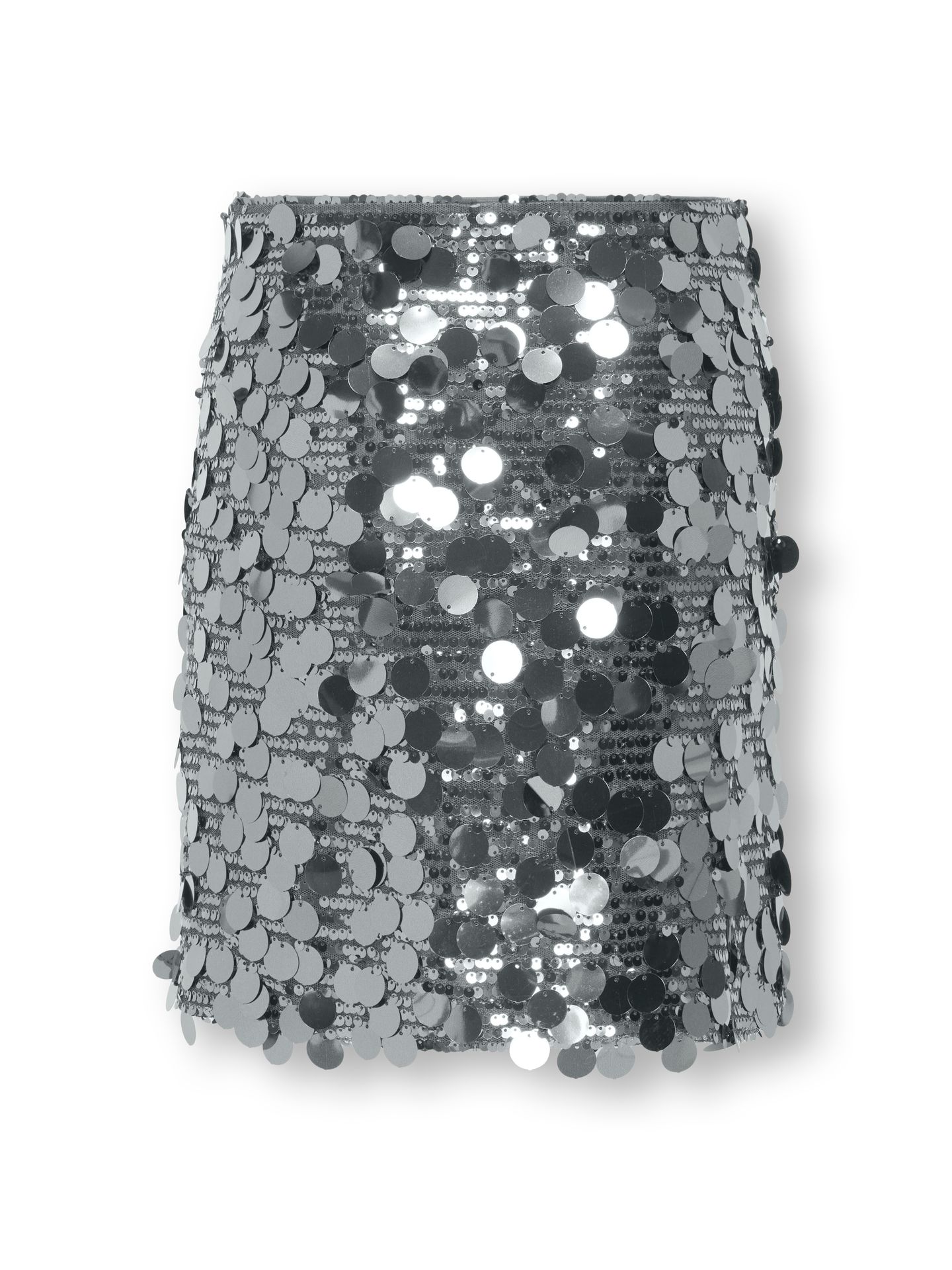 Only KOGJADEL SEQUINS SKIRT WVN Silver/W SILVER SEQUINS 2900161366022