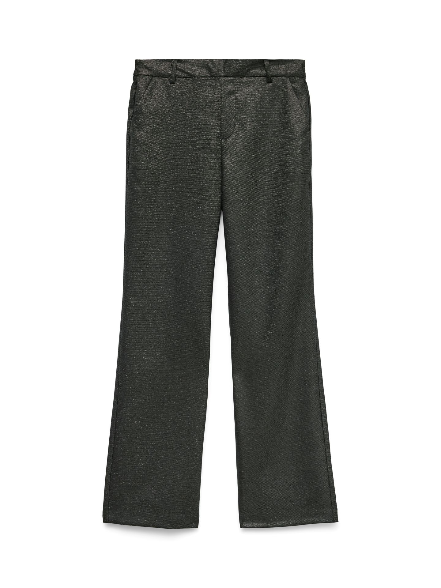 Vero Moda VMSAFINA MW STRAIGHT SHINY PANT Black/COATED 2900161372078