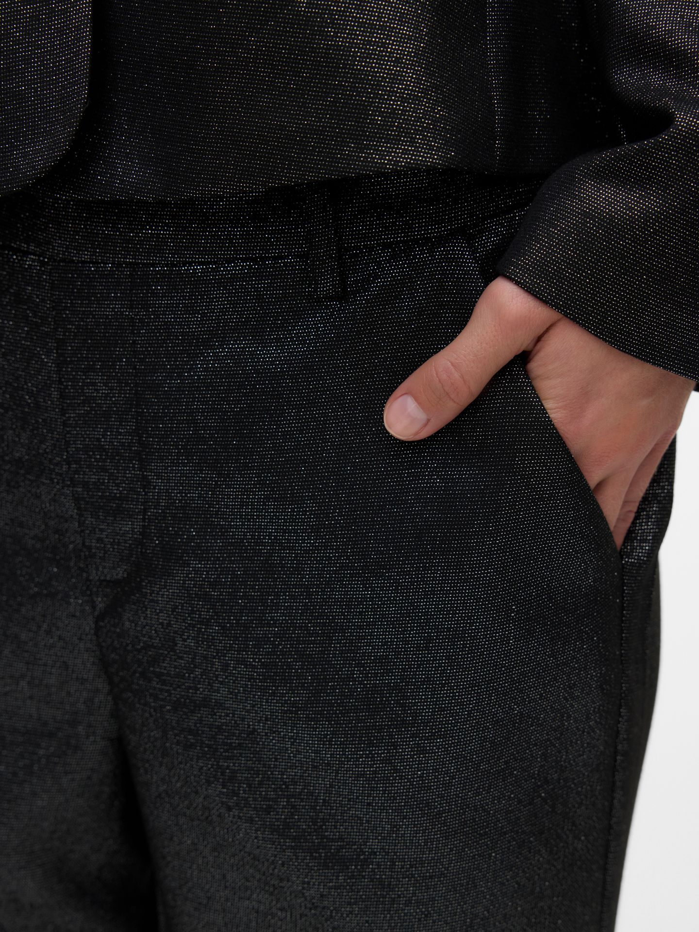 Vero Moda VMSAFINA MW STRAIGHT SHINY PANT Black/COATED 2900161372078