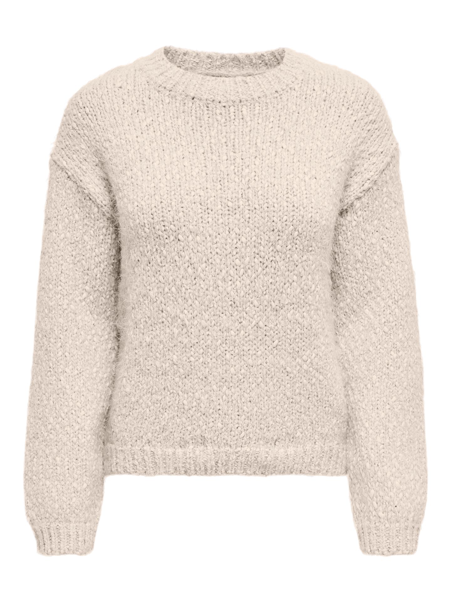 Only ONLBEA LS O-NECK CC KNT Pumice Stone/Coconut 00115785-EKA26011400000147