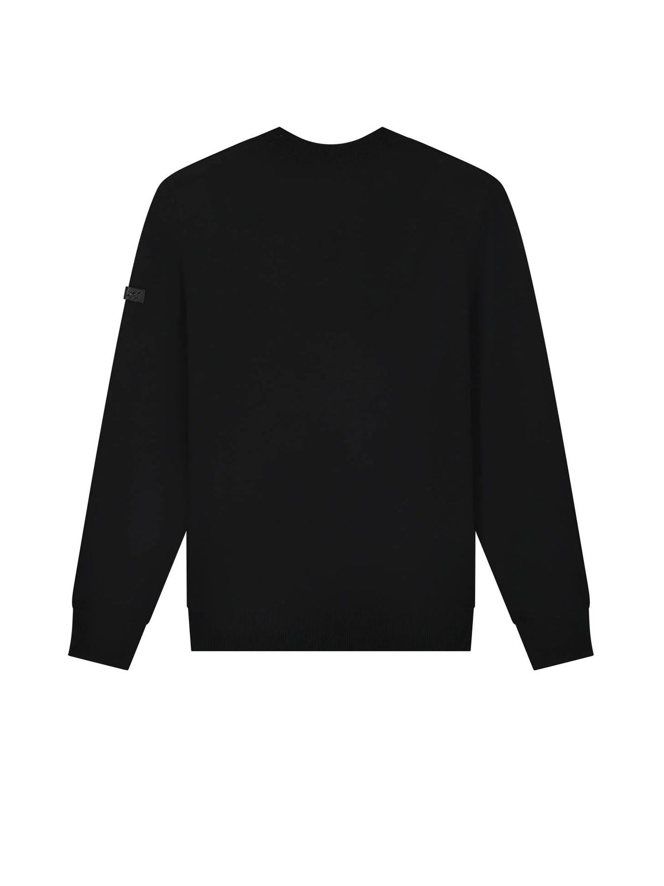 Malelions Men Knitted crewneck Black 2900161384064 Malelions Men Knitted crewneck Black 2900161384064