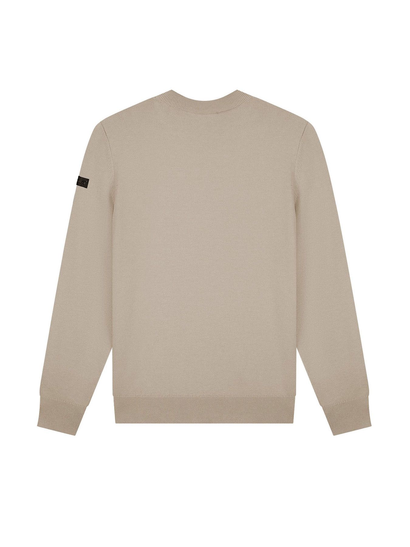 Malelions Men Knitted crewneck Sand 2900161383081 Malelions Men Knitted crewneck Sand 2900161383081