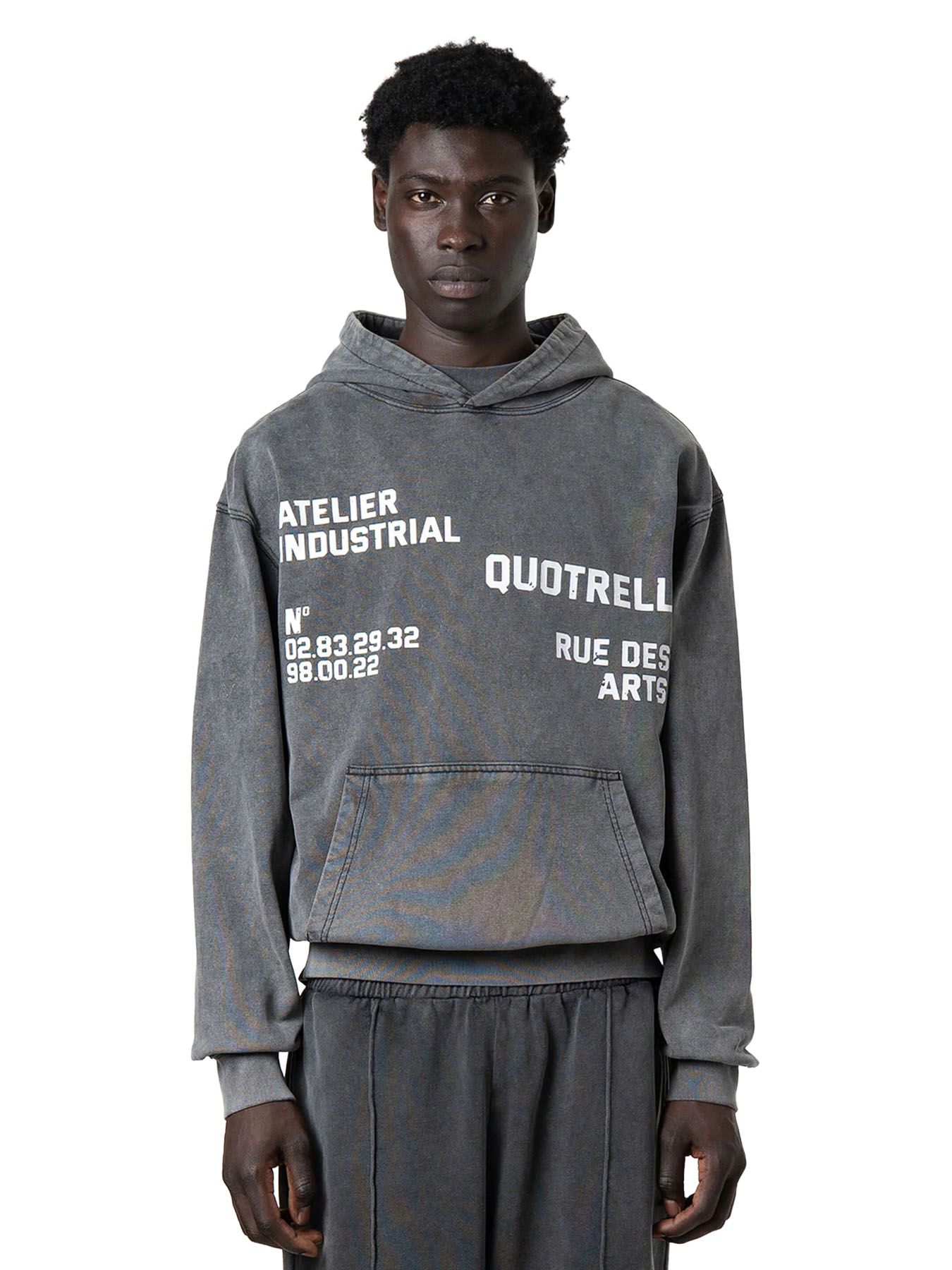 Quotrell Industrial Hoodie Acid grey/White 2900161387072 Quotrell Industrial Hoodie Acid grey/White 2900161387072