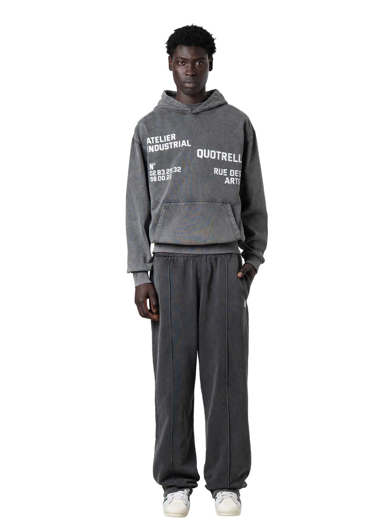 Quotrell Industrial Hoodie Acid grey/White 2900161387034 Quotrell Industrial Hoodie Acid grey/White 2900161387034