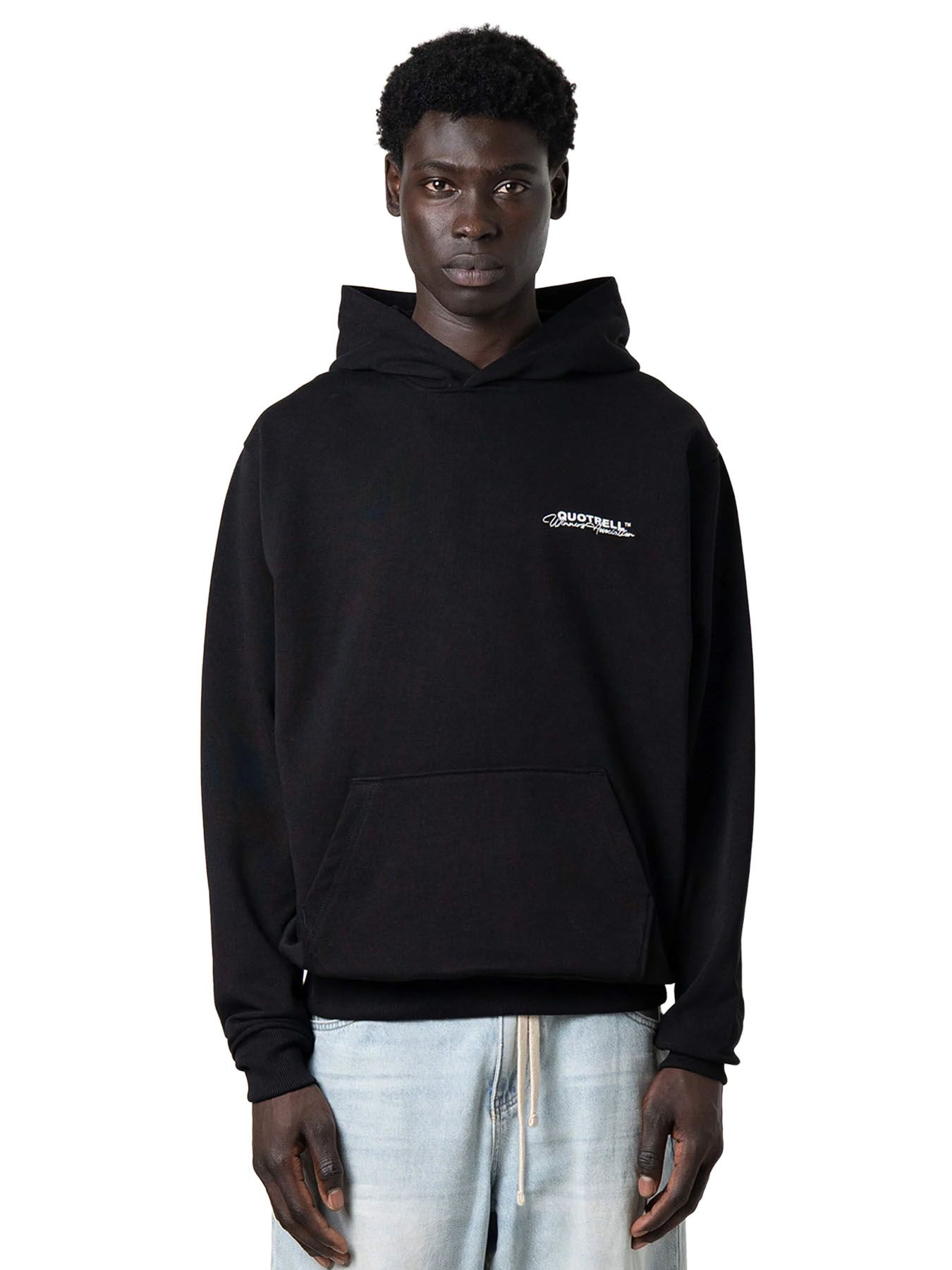 Quotrell Athletics hoodie Black/White 2900161390072 Quotrell Athletics hoodie Black/White 2900161390072